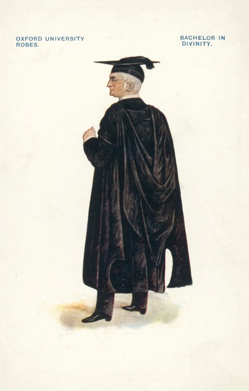 Roben der Universität Oxford: Bachelor in Theologie von English School