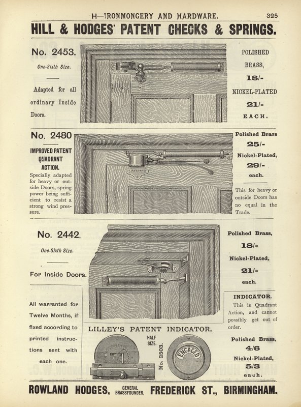 Seite aus The Architects, Surveyors and Engineers Compendium 1892 von English School