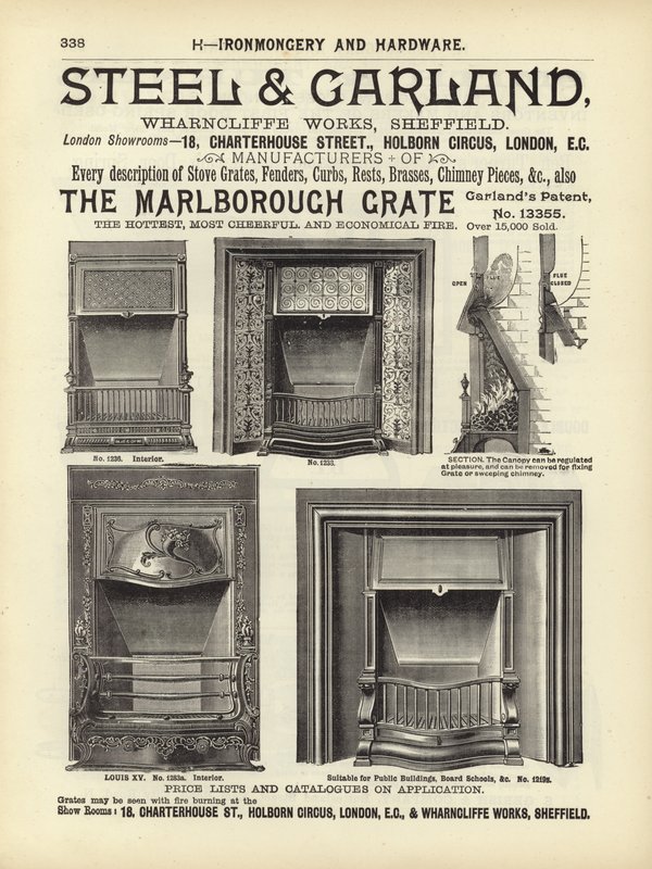 Seite aus dem Kompendium der Architekten, Vermesser und Ingenieure 1892 von English School