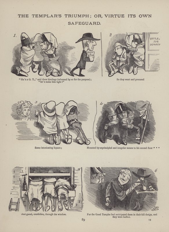 Seite aus The British Working Man or One Who Does Not Believe In Him (Gravur) von English School