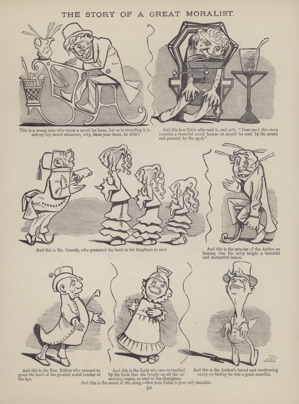 Seite aus The British Working Man or One Who Does Not Believe In Him von English School