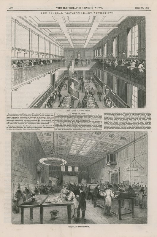 Seite aus den Illustrated London News von English School