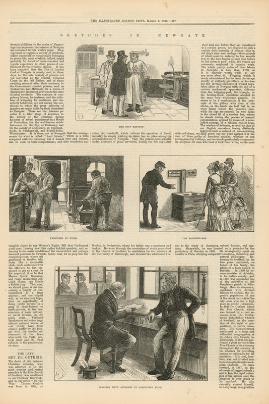 Seite aus der Illustrated London News von English School