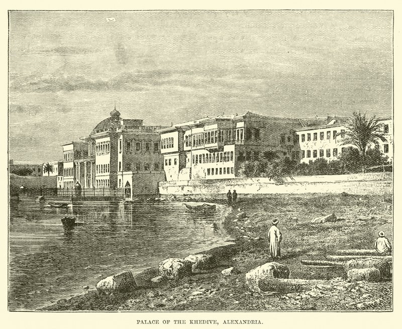 Der Palast des Khediven, Alexandria von English School