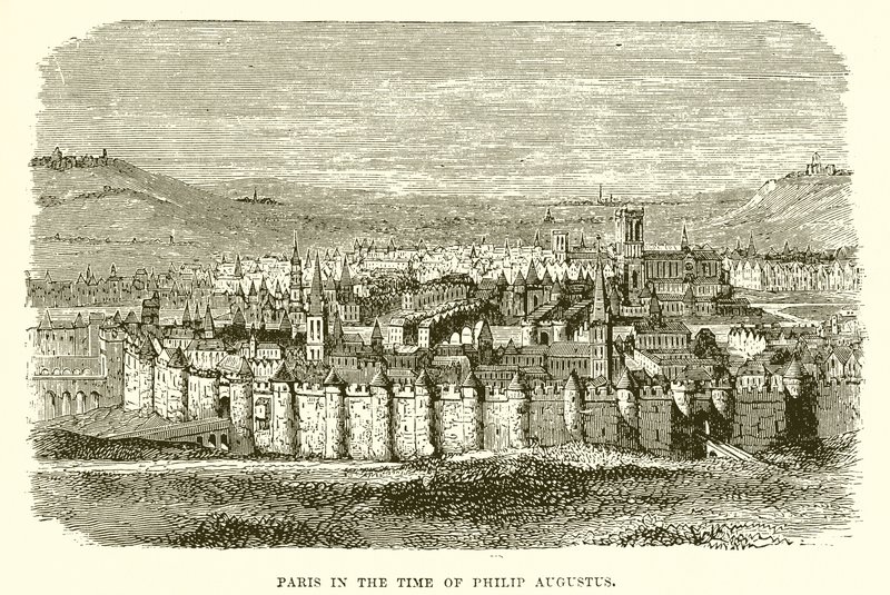 Paris zur Zeit von Philipp August von English School