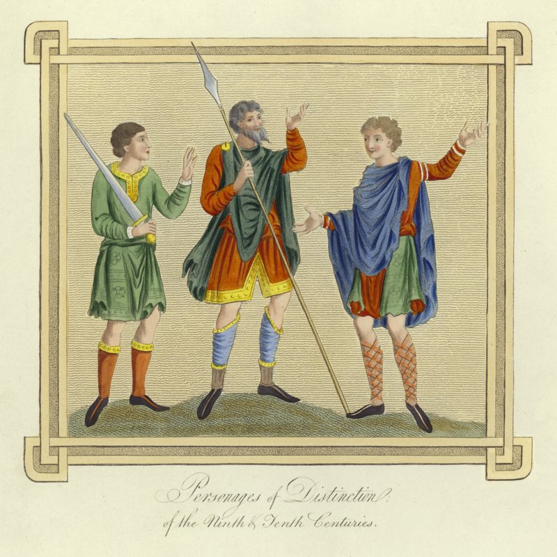 Personen von Rang des 9. und 10. Jahrhunderts von English School