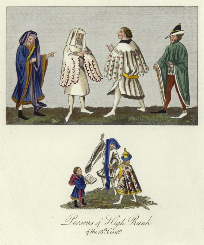 Personen von hohem Rang des 15. Jahrhunderts von English School