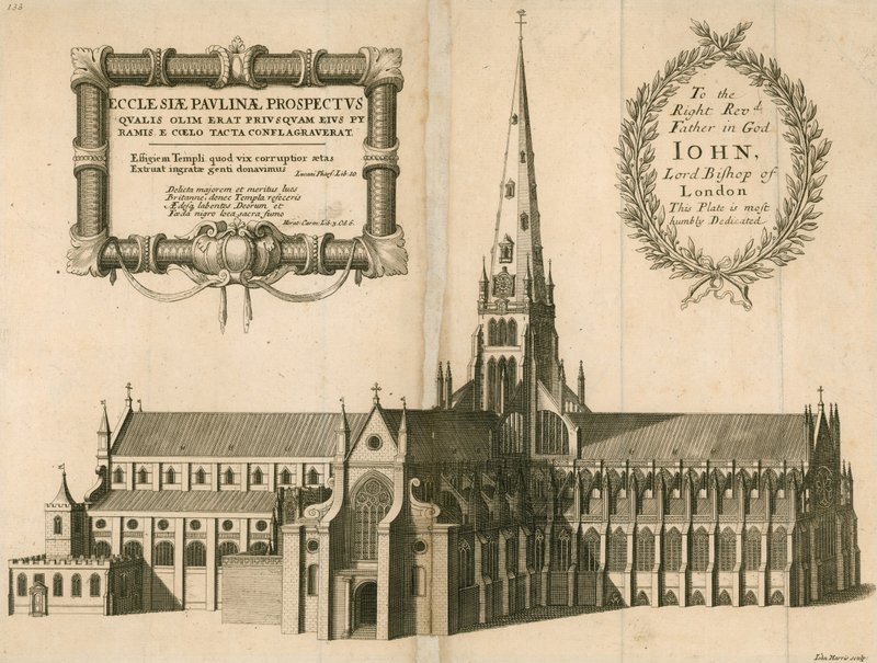Perspektivische Ansicht der St. Paul