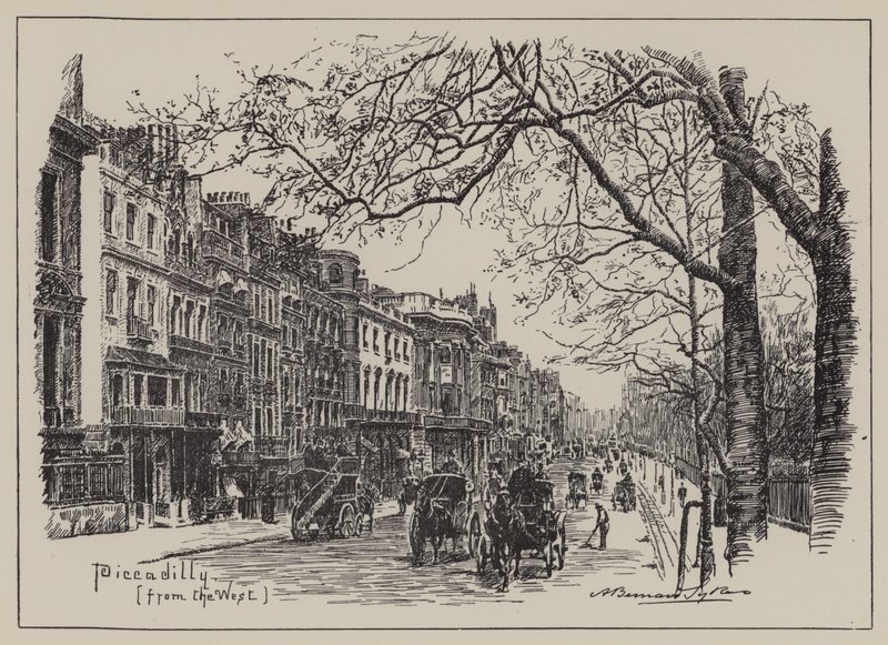 Piccadilly, vom Westen von English School