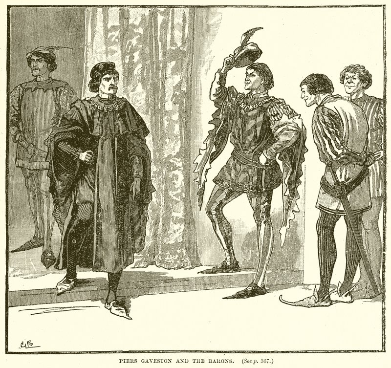 Piers Gaveston und die Barone von English School