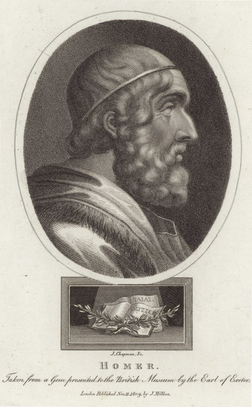 Porträt von Homer von English School