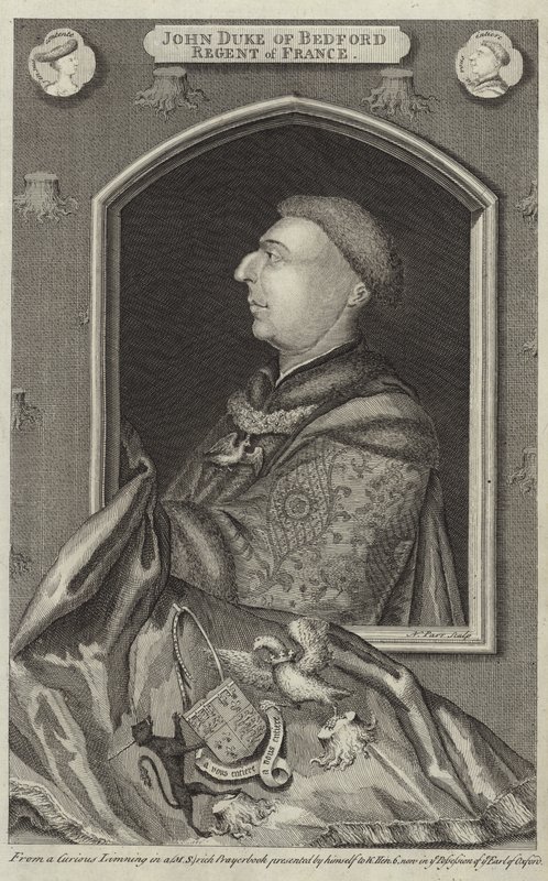 Porträt von Johann von Lancaster, Herzog von Bedford von English School