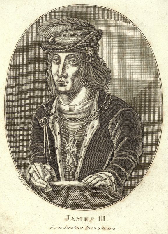 Porträt von König James III. von English School