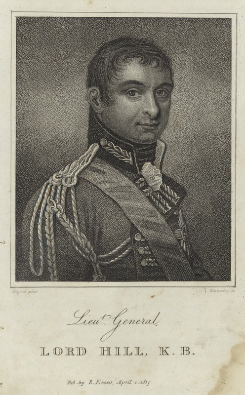 Porträt von Rowland Hill, Viscount Hill von Almaraz von English School