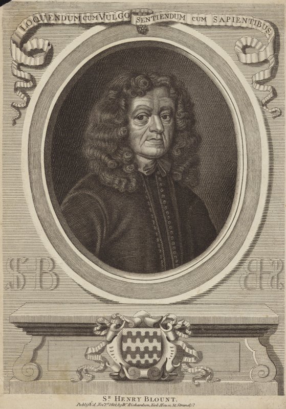 Porträt von Sir Henry Blount von English School