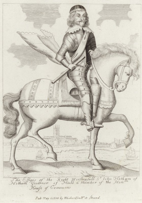 Porträt von Sir John Hotham der Jüngere von English School