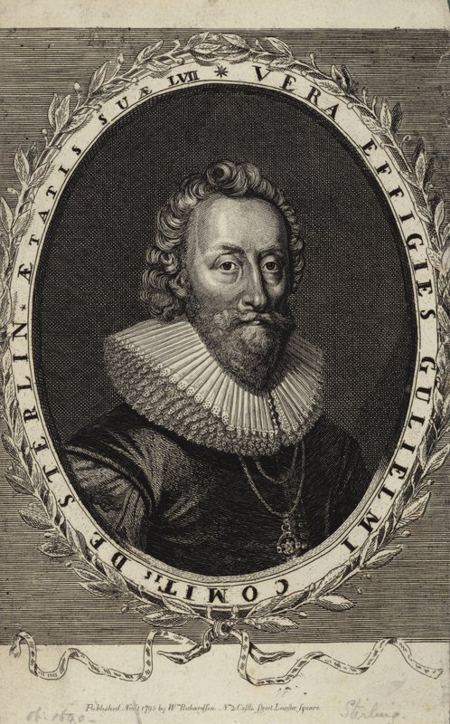Porträt von William Alexander, Earl of Stirling von English School