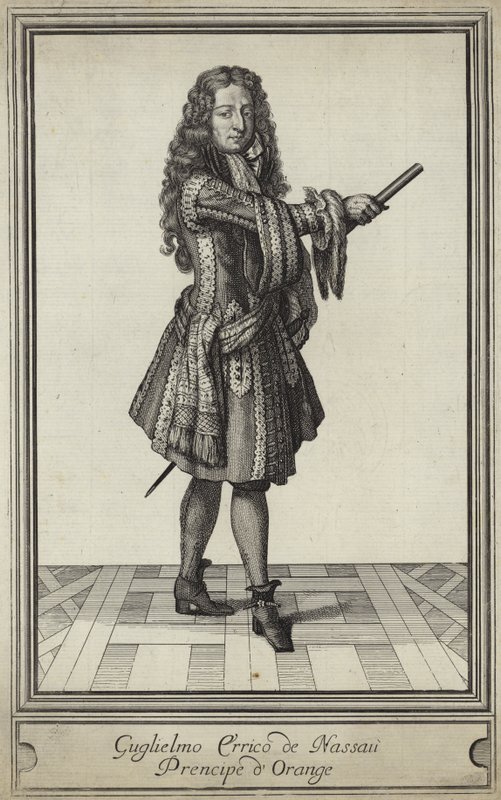 Porträt von Wilhelm III. von England von English School