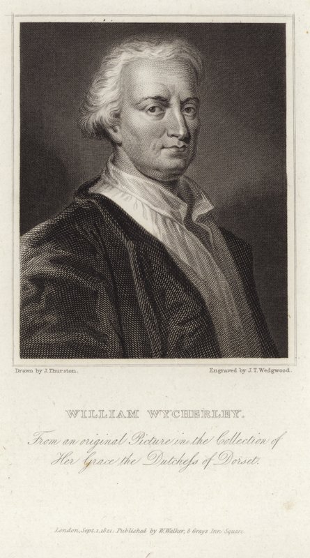 Porträt von William Wycherley von English School