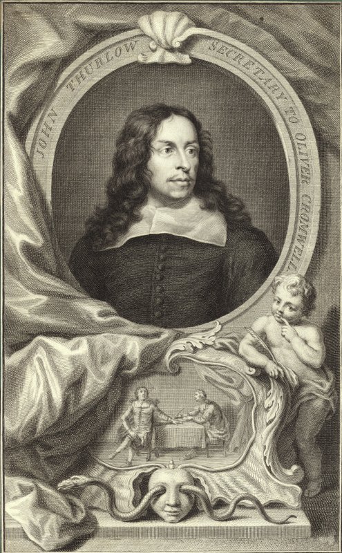 Porträt von John Thurloe von English School
