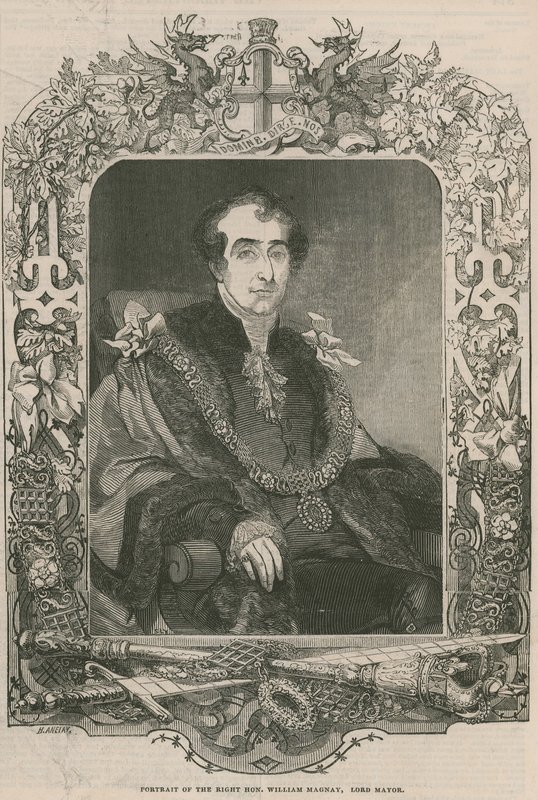 Porträt des ehrenwerten William Magnay, Lord Mayor von English School