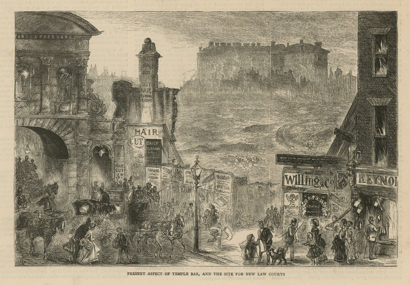 Gegenwärtiger Zustand von Temple Bar von English School