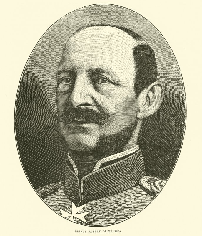 Prinz Albert von Preußen, Oktober 1870 von English School