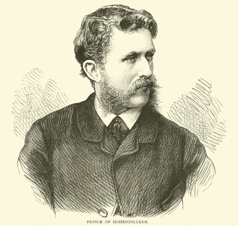 Prinz von Hohenzollern, 1870 von English School