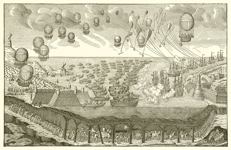 Geplante Invasion Englands durch die Franzosen von English School