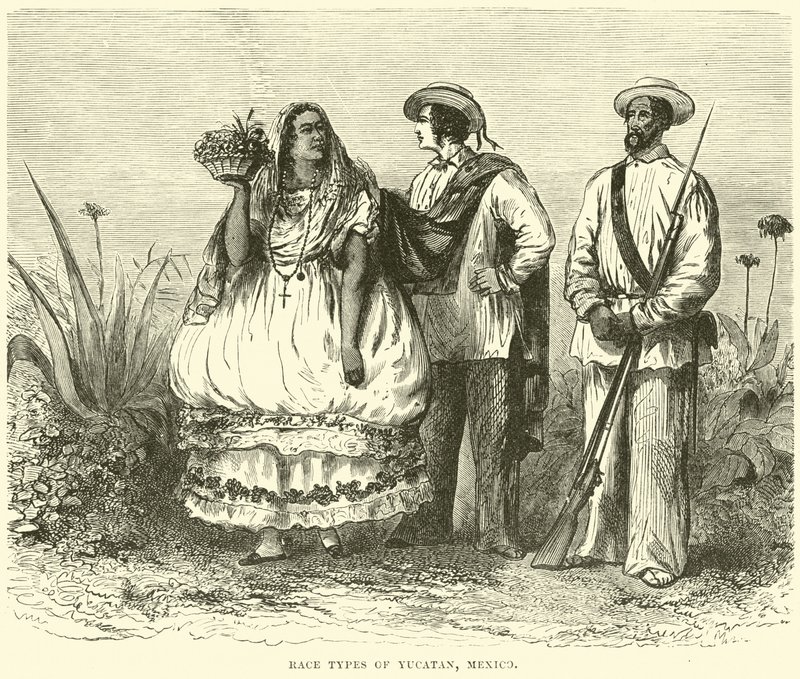Rassetypen von Yucatan, Mexiko von English School