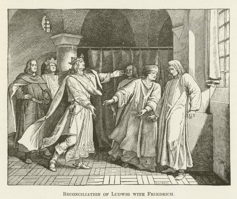 Versöhnung von Ludwig mit Friedrich von English School