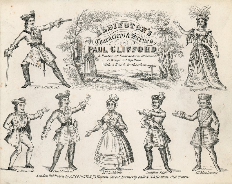 Redingtons Charaktere und Szenen in Paul Clifford von English School