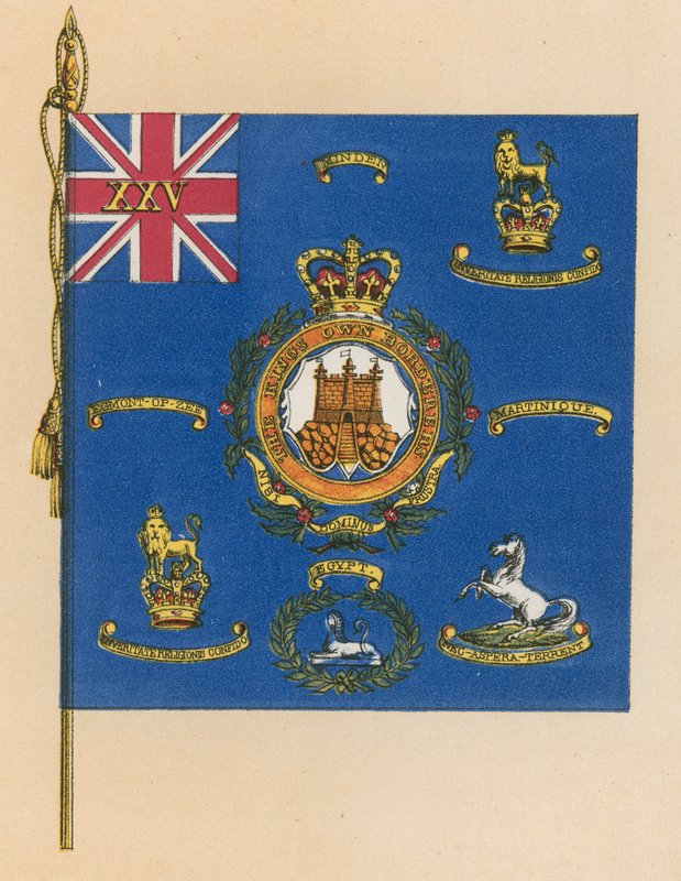 Regimentsfarben des Fünfundzwanzigsten oder King