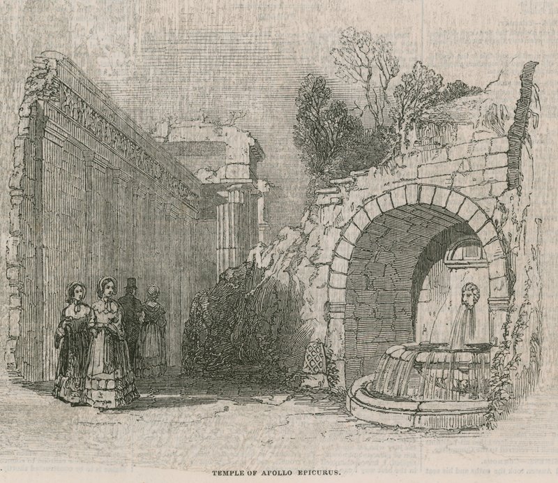 Wiedereröffnung des Kolosseums, Regents Park: Tempel des Apollo Epicurus von English School