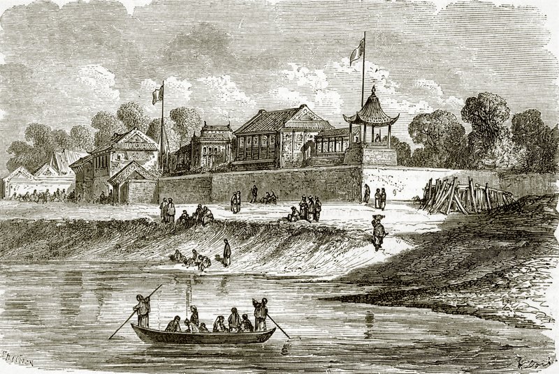 Residenz der französischen und englischen Botschafter in Tien-Tsin von English School