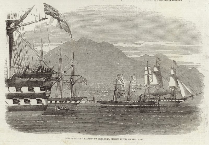 Rückkehr der Eaglet nach Hongkong von English School