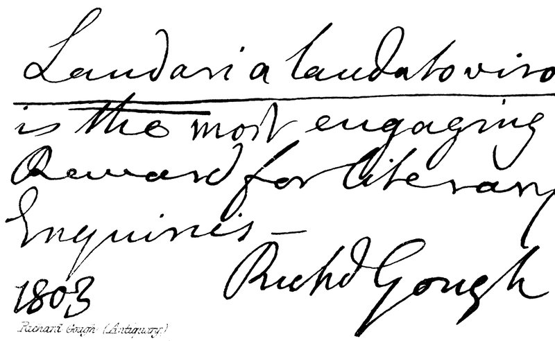 Richard Gough (Antiquar) von English School