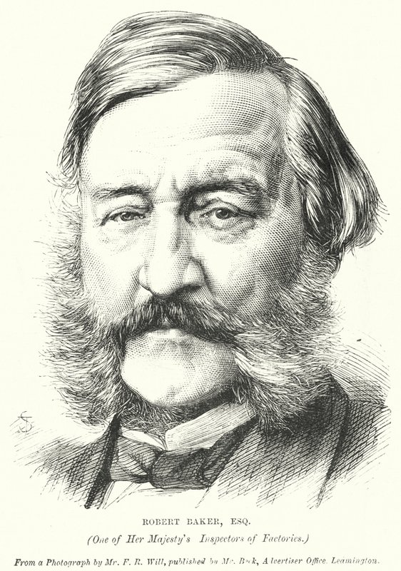 Robert Baker, Einer der Inspektoren Ihrer Majestät für Fabriken von English School