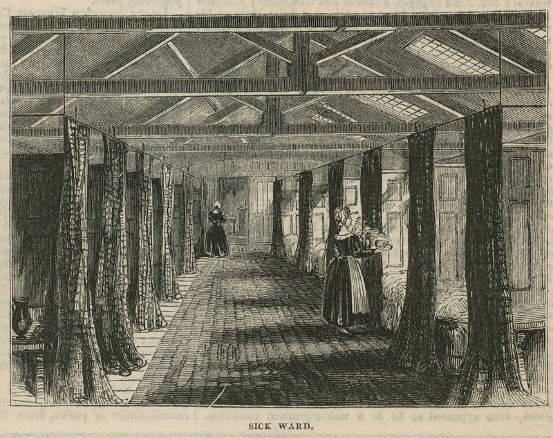 Royal Free Hospital, London: Krankenzimmer von English School