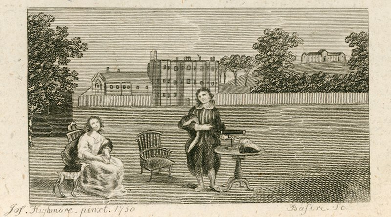 Samuel Richardson und Miss Highmore von English School