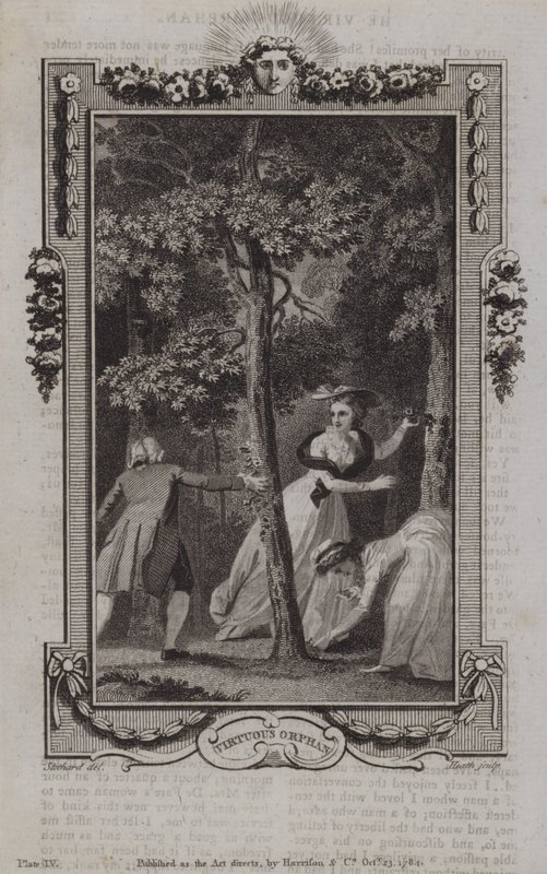 Szene aus Die tugendhafte Waise, von Mary Collyer von English School