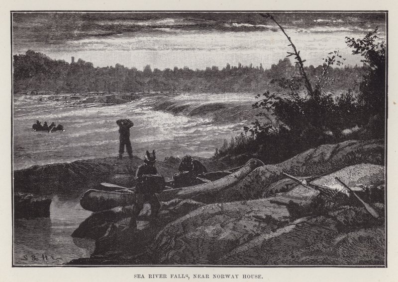 Sea River Falls, nahe Norway House von English School