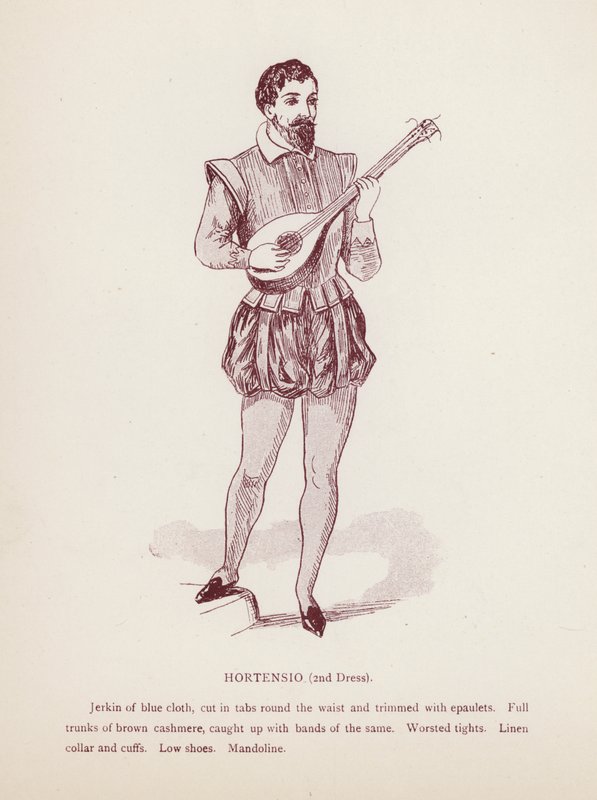 Shakespeares Der Widerspenstigen Zähmung: Hortensio, 2. Kostüm von English School