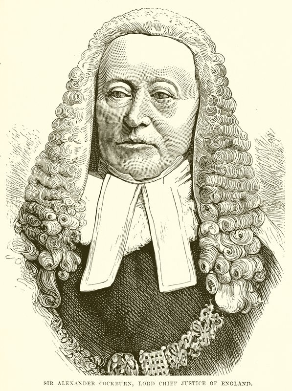 Sir Alexander Cockburn, Lord Chief Justice of England von English School