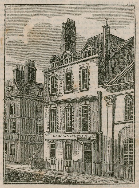 Sir Isaac Newtons Haus, St Martins Street, Leicester Square, London von English School