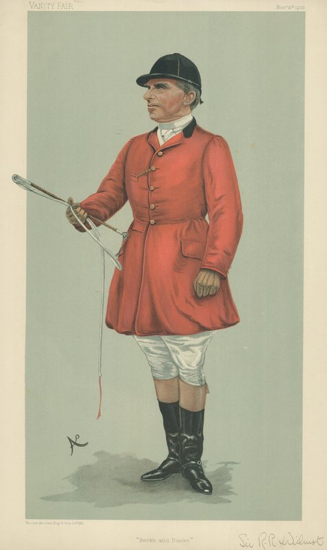Sir Robert Rodney Wilmot, Berks und Bucks, 5. November 1903, Vanity Fair Karikatur von English School