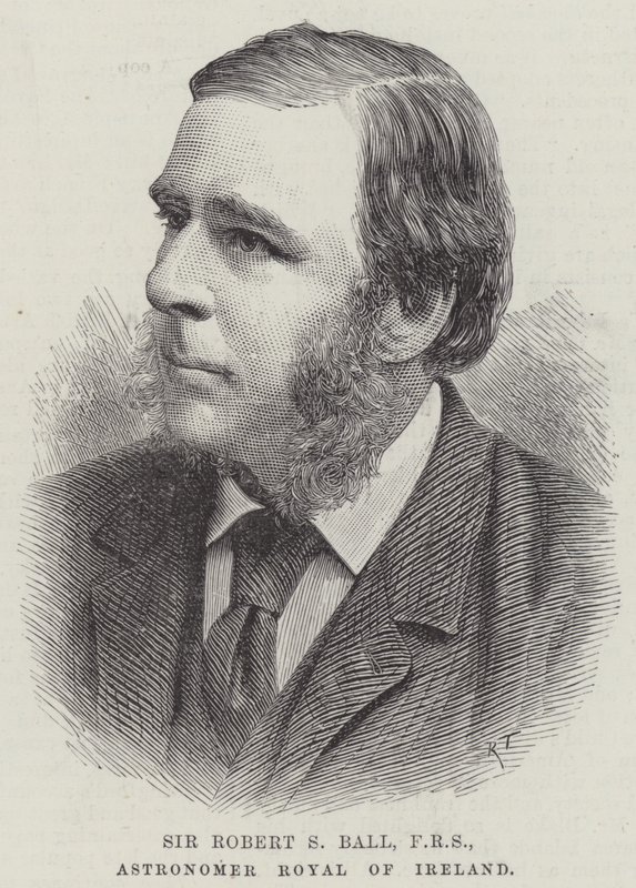 Sir Robert S Ball, FRS, Astronomer Royal of Ireland (Stich) von English School