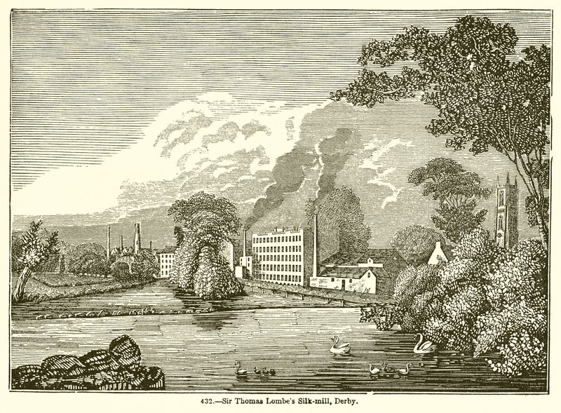 Seidenmühle von Sir Thomas Lombe, Derby von English School