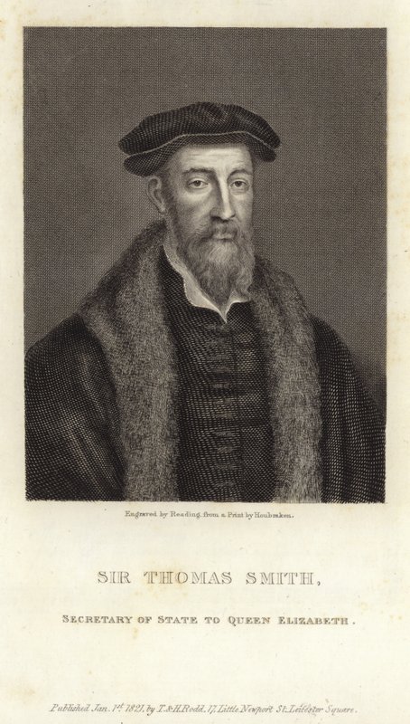 Sir Thomas Smith, englischer Gelehrter, Diplomat und Politiker von English School