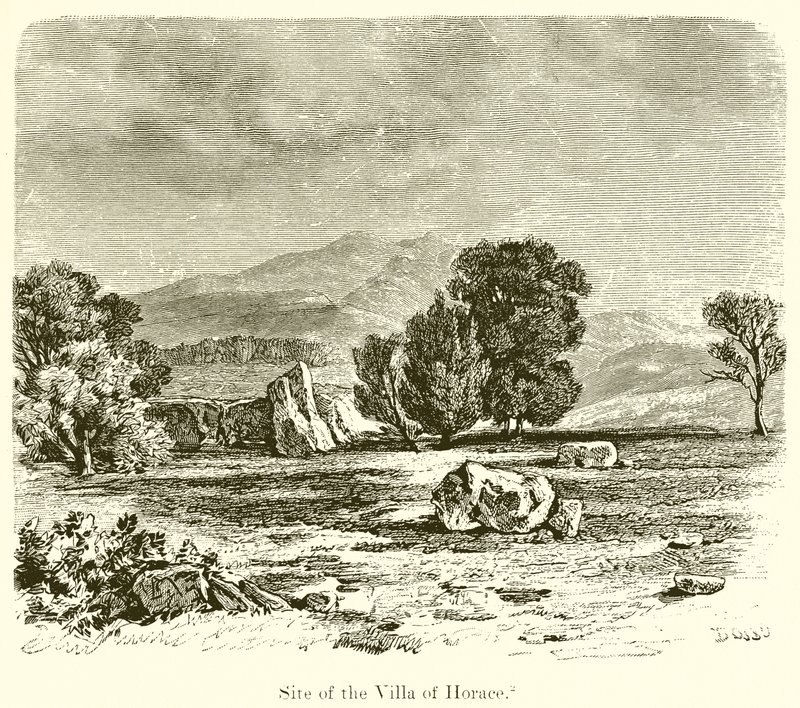 Stätte der Villa des Horaz von English School
